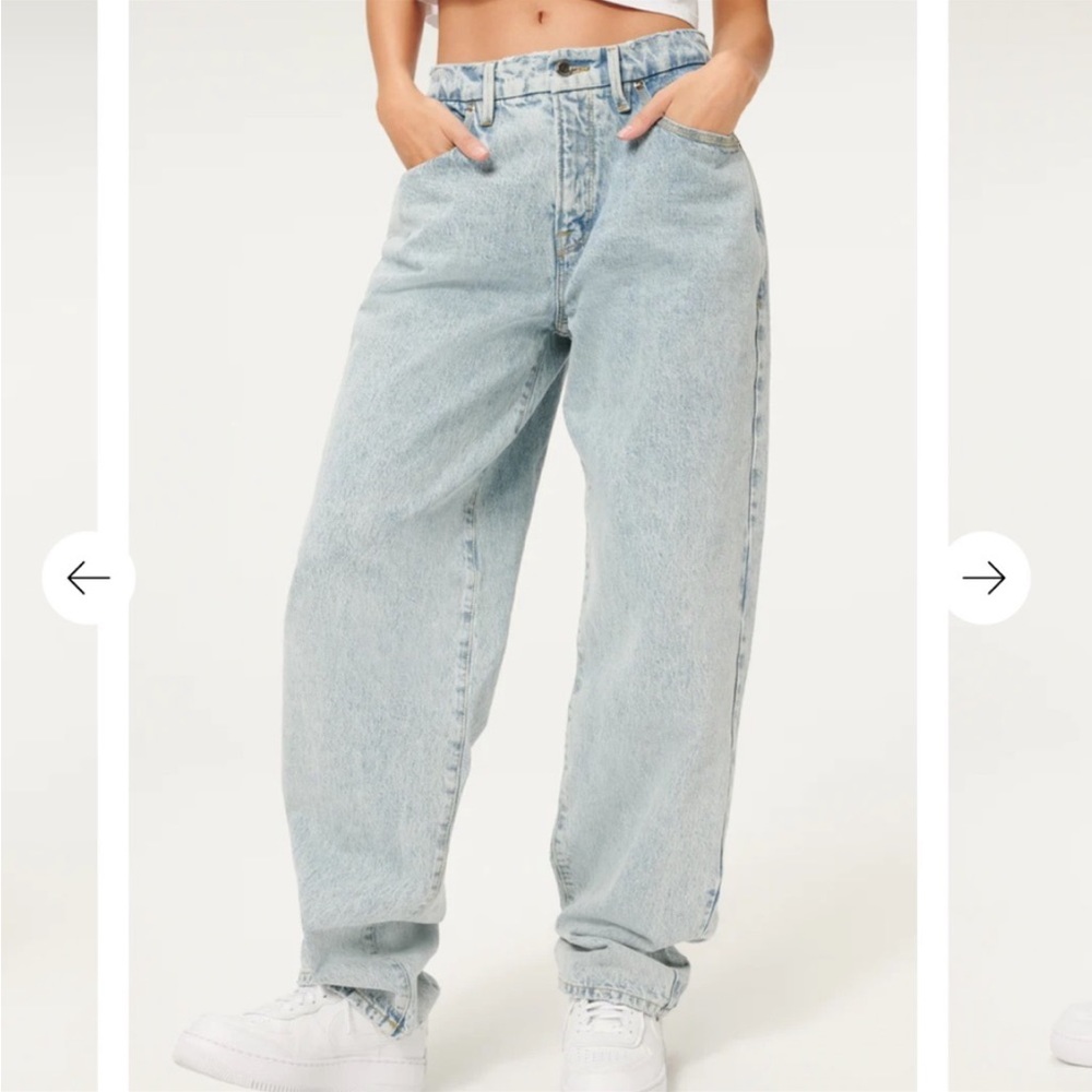 Good American 90s loose jeans. Blue 725 size 12